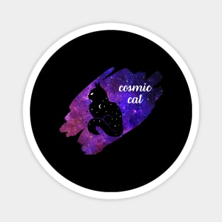 Cosmic Cat Cool Design for Cat and Astronomy Lovers Magnet